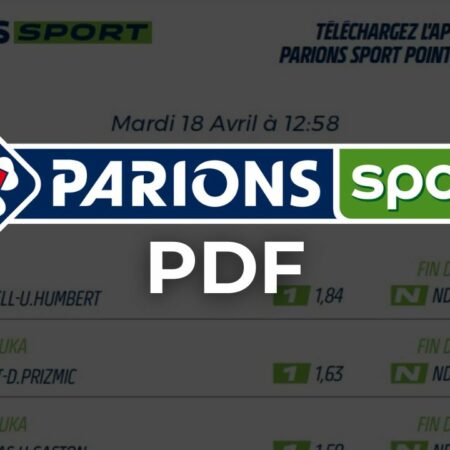 Parions Sport : Liste du jour à télécharger en PDF Gratuit